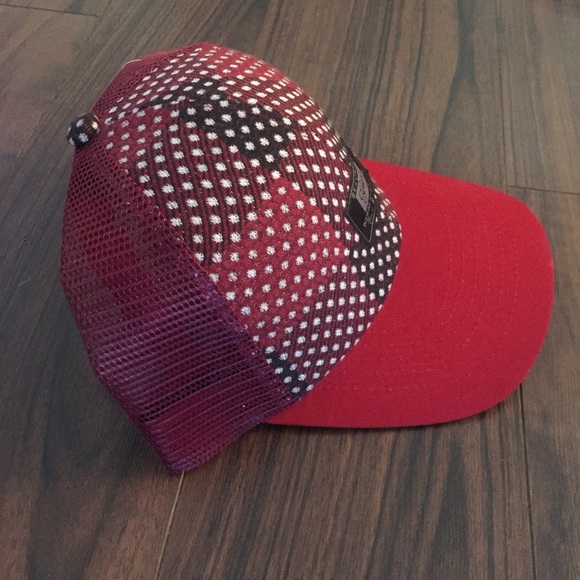 Graphic Red Trucker Hat - Picture 2 of 4