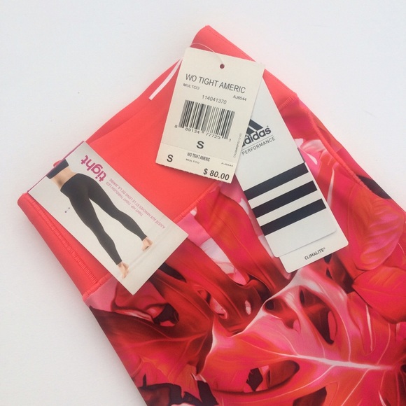 NEW Adidas Wo Tight Americ Leggings - Picture 6 of 7
