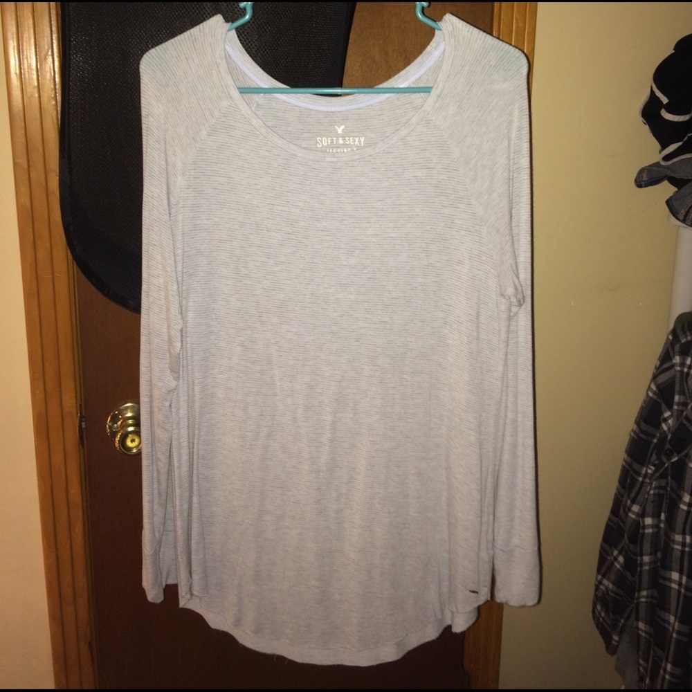 stripped soft and sexy shirt