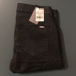 NWT MNG | Black Shiny Skinny Jeans