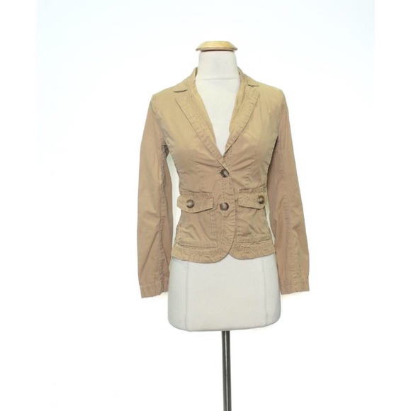 J. Crew Jackets & Blazers - J crew classic twill chino jacket xs