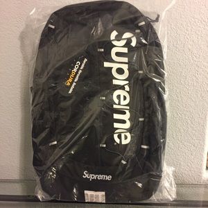 Supreme Black Backpack