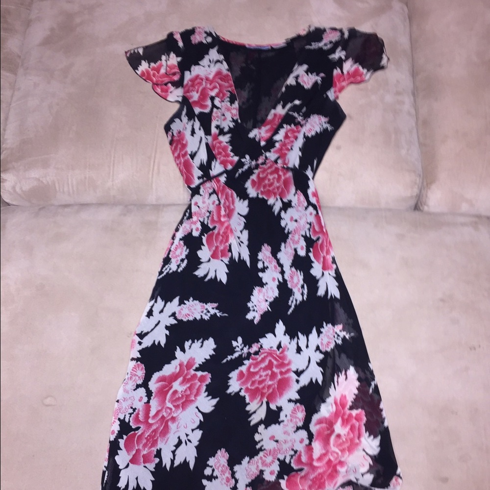 Floral midi dress
