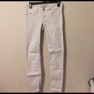 Hollister white jeans