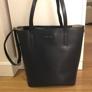 Michael Kors Large Leather Tote - Navy