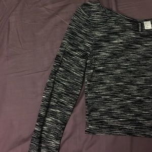 H&M long sleeves crop top