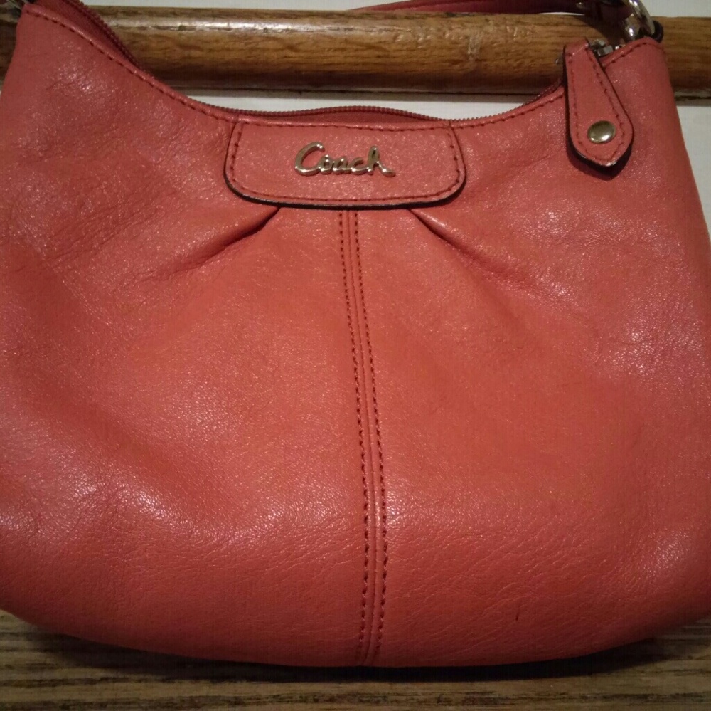 Salmon Spring Coach Purse