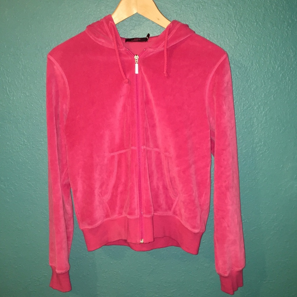 Pink Juicy Couture-esque zip up