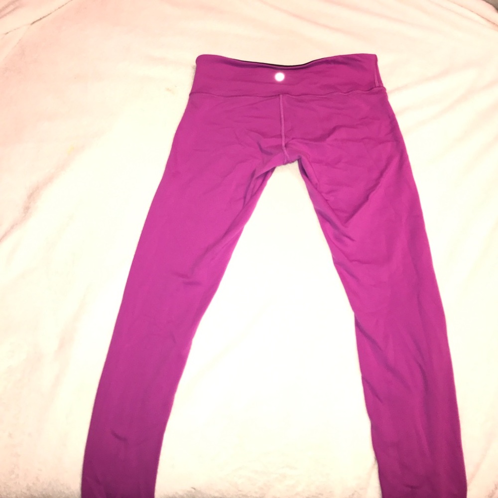 Never Worn Lululemon Reversible Leggings Size 10