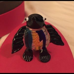 NEW - Fitz and Floyd glass figurine penguin. 🐧