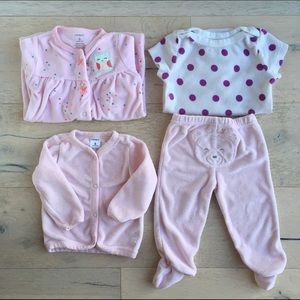Terrycloth Bundle-Carter's PJs, Tracksuit & Onesie