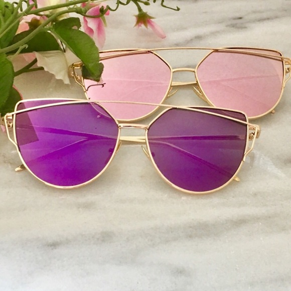 pink purple sunglasses