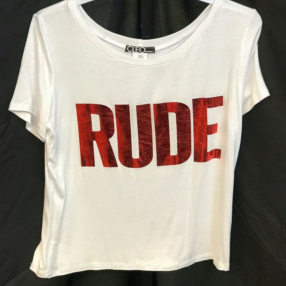 NEW. RUDE - Tshirt