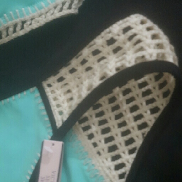 Victoria's Secret LARGE AQUA CROCHET BIKINI BUNDLE