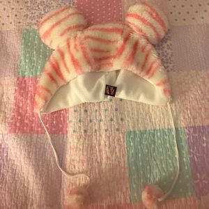 Kawaii Pink Bear Ears hat