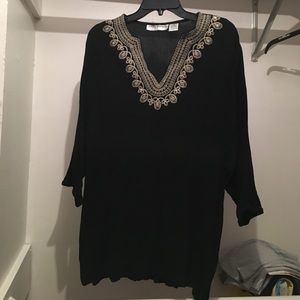 NWOT black blouse