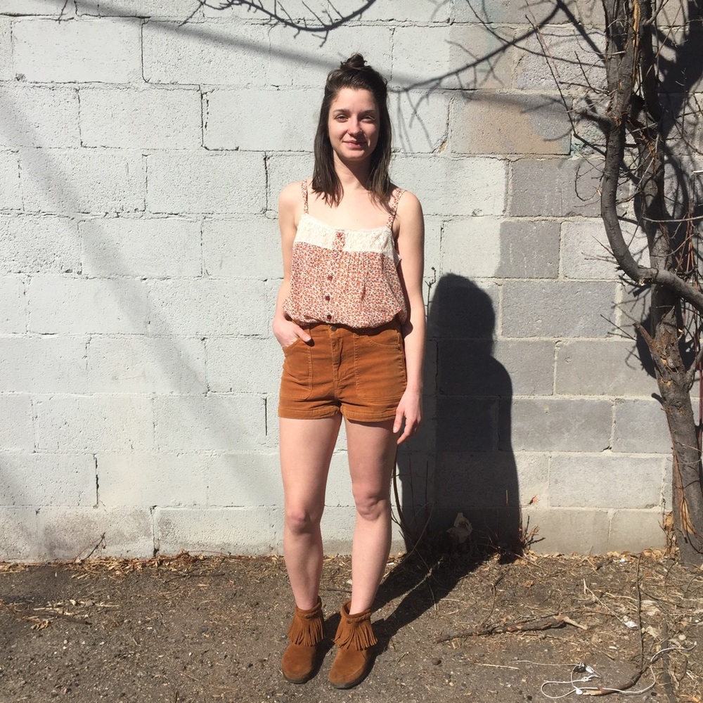 Mimi Chica Lace and Flower Top