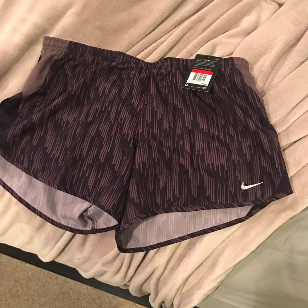 Dark Purple Nike running shorts