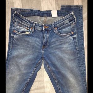 H&M &DENIM skinny low waist 28/32