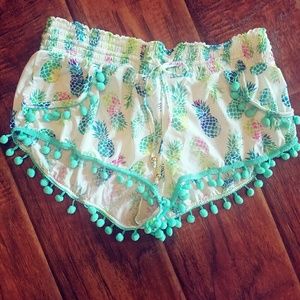 PilyQ Pineapple Shorts