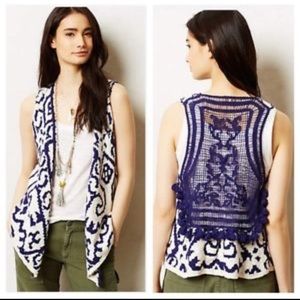 Anthropologie Moth sweater vest