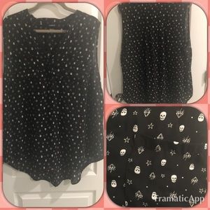 Torrid Skull and Diamonds Top
