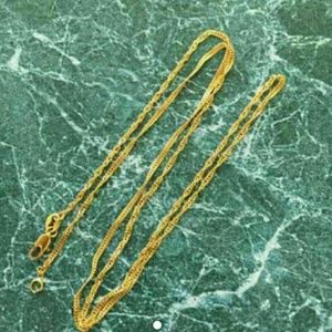 18k gold necklace