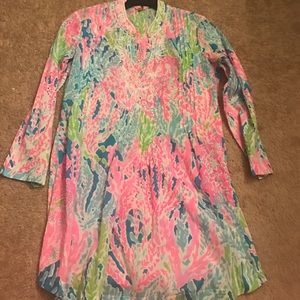 Lilly Pulitzer let's cha cha Sarasota tunic