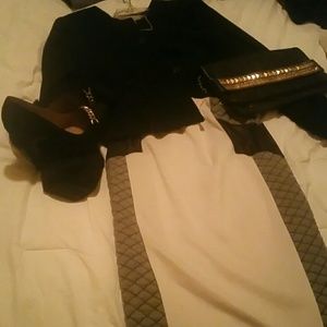 Skirt and blazer