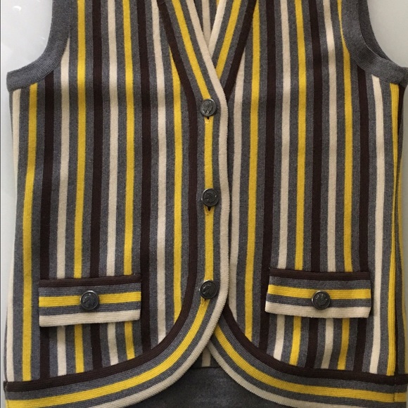 Vintage pure wool Vest Sweater 100% - Picture 2 of 8