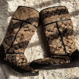 Coach Nikole Monogram Boots