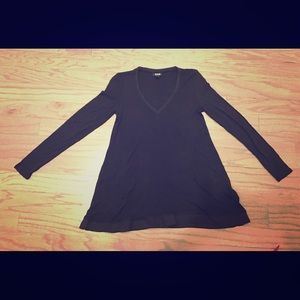 Black long sleeve blouse
