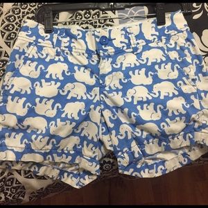 Lilly Pulitzer Elephant shorts