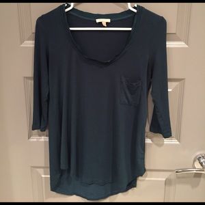 Anthropologie Bordeaux essential tee
