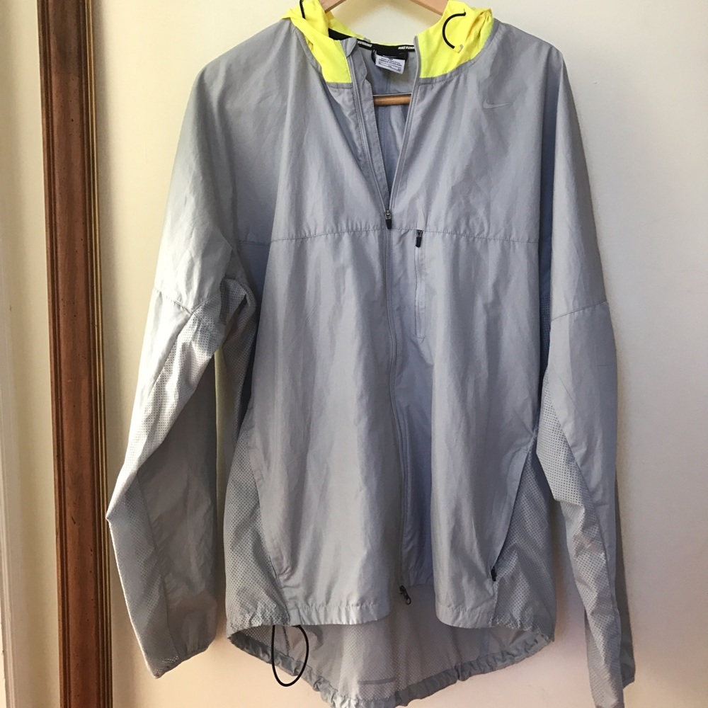 Nike Men's Vapor Running Jacket Grey/Yellow