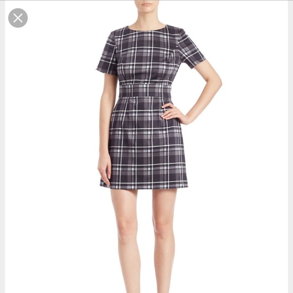 French Connection Dresses & Skirts - French Connection Plaid Shift Dress - 12