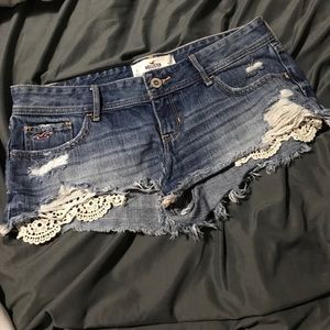 Hollister Crochet Shorts