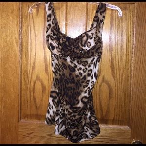 Leopard tank top