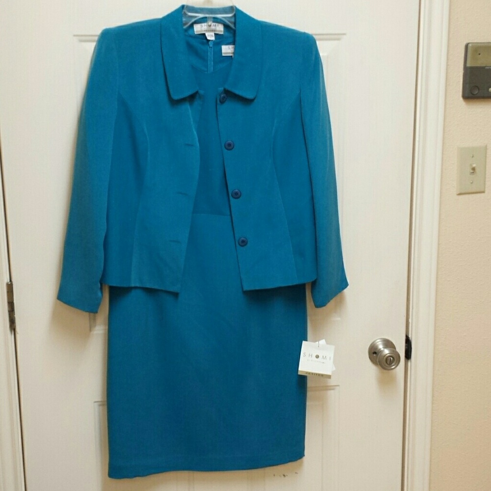 Shomi dress with jacket 100% silk