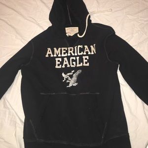 american eagle unisex black sweatshirt