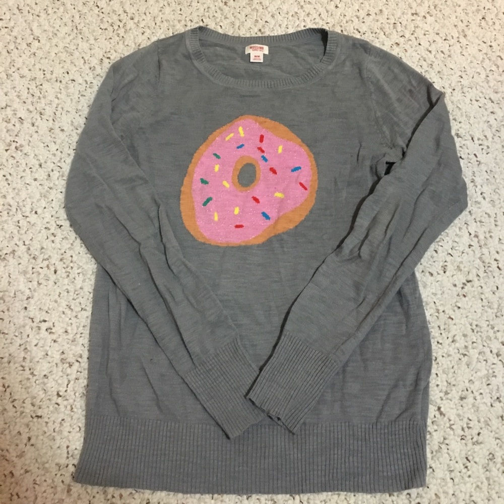 Grey Donut Sweater