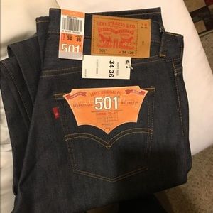 Brand new 501's