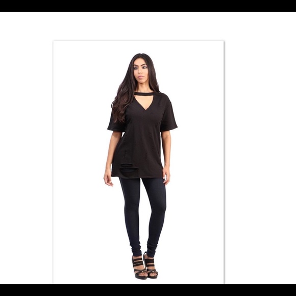 Tops - Black Key Whole Sweater Shirt