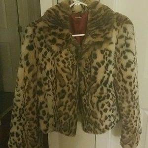 Leopard print jacket