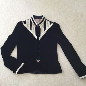Elegant velvet jacket Small