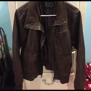 Deb Faux Leather Jacket