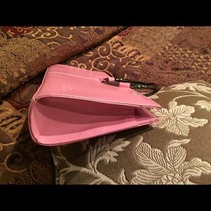 More Photos of Pink Italian Leather Clutch
