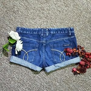 Calvin Klein Jean shorts size 8