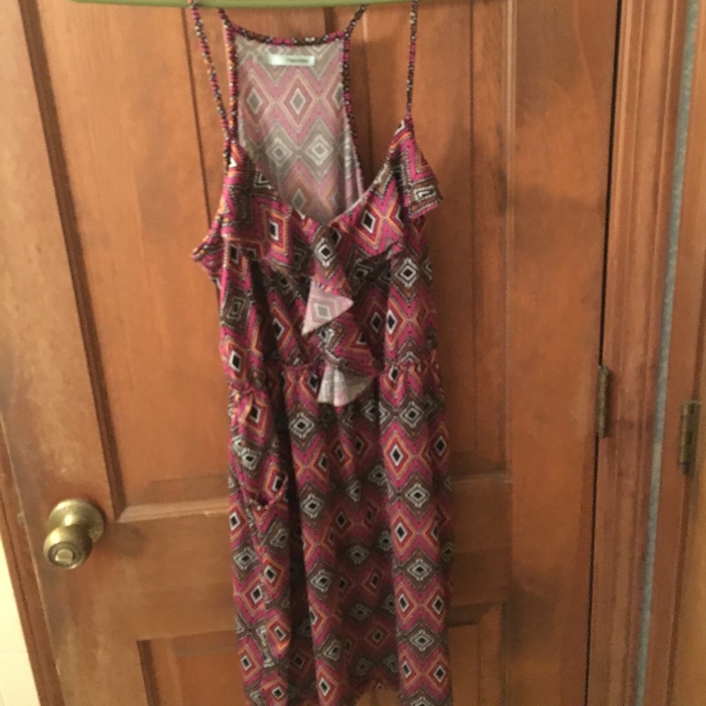 Aztec patterned spring dress 👗