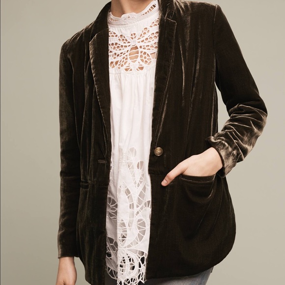 Cartonnier velvet blazer clearance